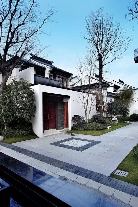 100個(gè)新中式入口，中國(guó)新中式建筑的精髓