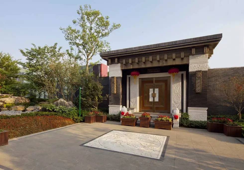 100個(gè)新中式入口，中國(guó)新中式建筑的精髓