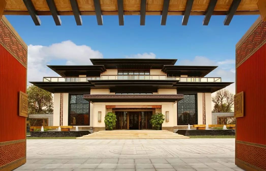 100個(gè)新中式入口，中國(guó)新中式建筑的精髓