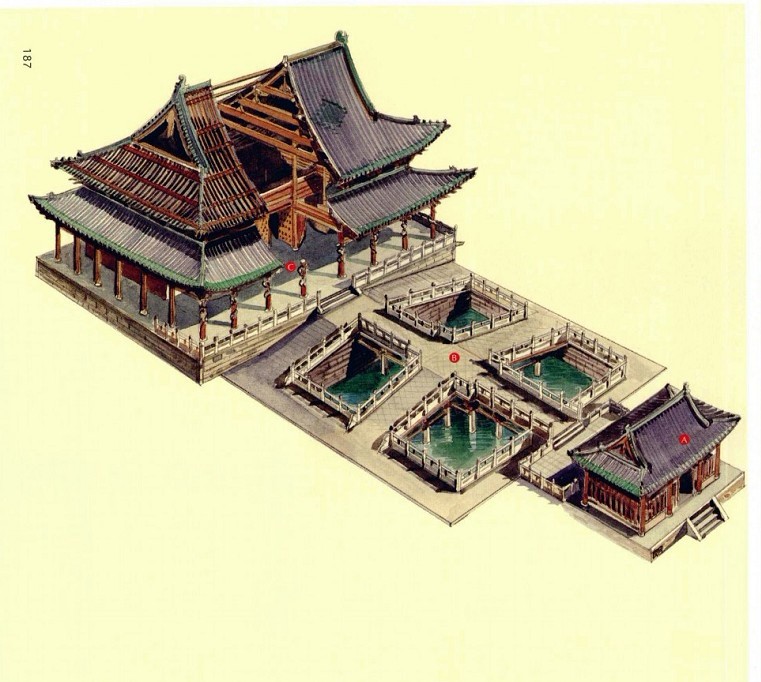 穿墻透壁，手繪中國(guó)古代經(jīng)典古建筑