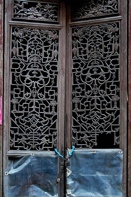 古建筑的眼睛，花樣隔窗