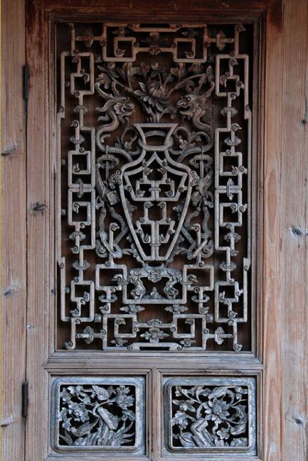 古建筑的眼睛，花樣隔窗