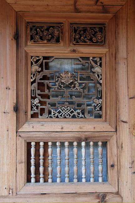 古建筑的眼睛，花樣隔窗