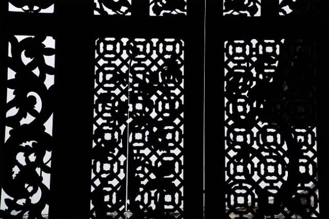 古建筑的眼睛，花樣隔窗