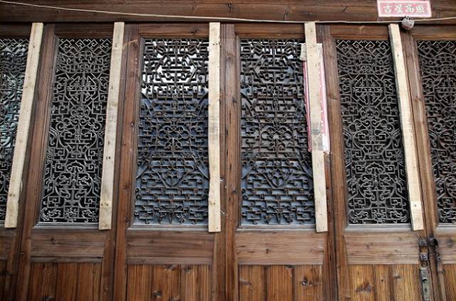 古建筑的眼睛，花樣隔窗