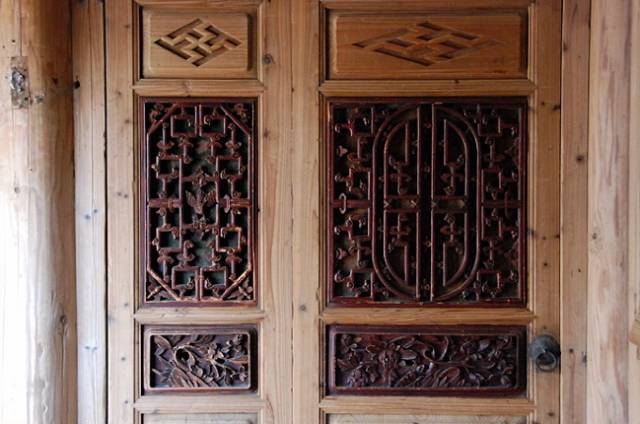 古建筑的眼睛，花樣隔窗