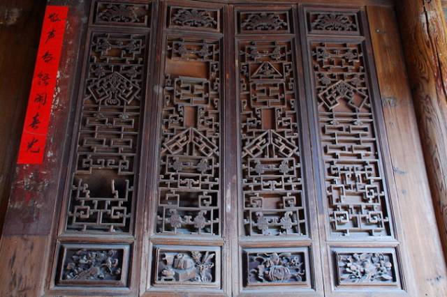 古建筑的眼睛，花樣隔窗