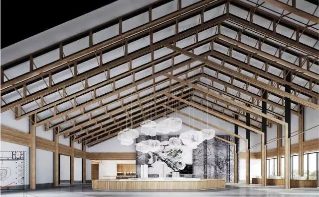 來自時光花絮，新中式建筑