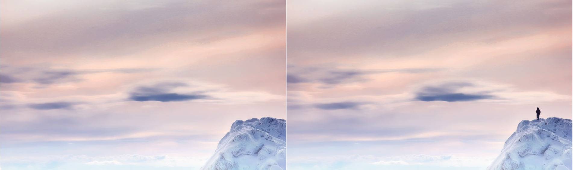 風景因人而生動，極致風光的點睛之筆