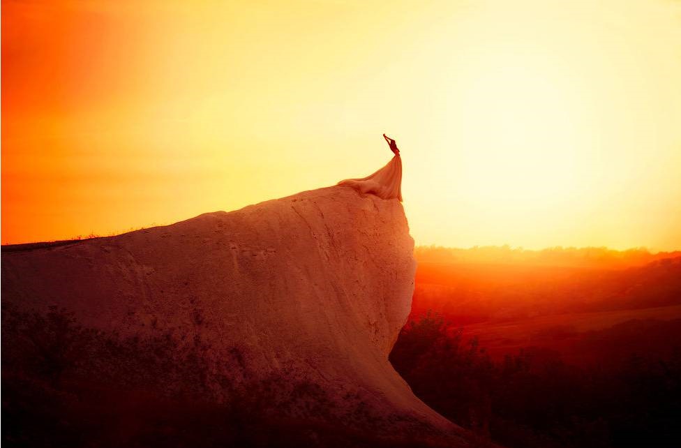 風景因人而生動，極致風光的點睛之筆