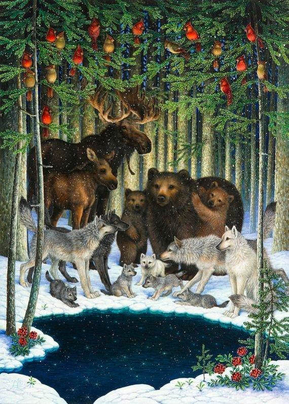 8款唯美插畫圖片，清新可愛插畫