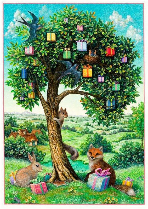 8款唯美插畫圖片，清新可愛插畫