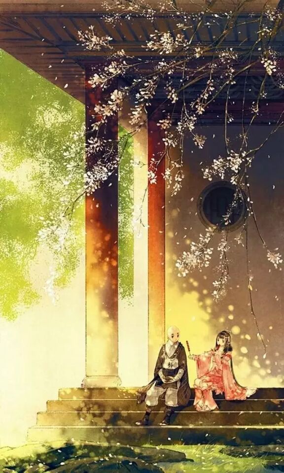 佛系古風(fēng)圖片：無(wú)邊落雨蕭蕭下