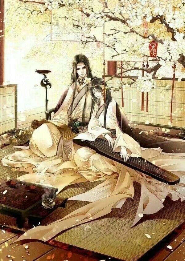 唯美古風(fēng)圖片：我亦逢場(chǎng)作戲人，紅顏為誰(shuí)美