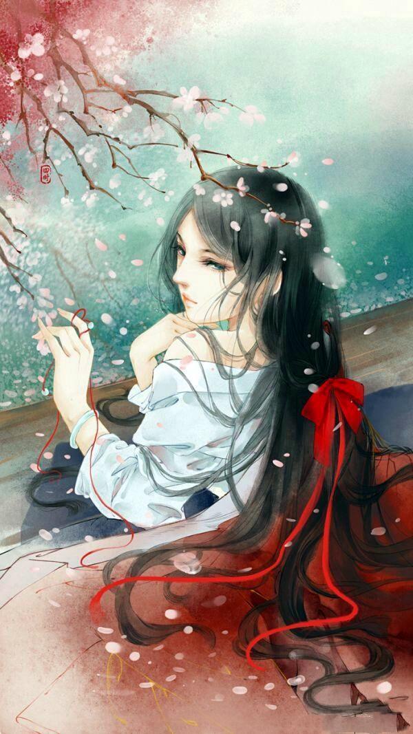 唯美古風(fēng)圖片：一句君無戲言，妾等百年