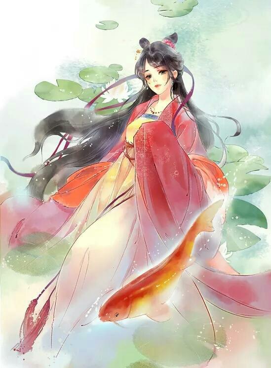 6款霸氣唯美古風(fēng)圖片：紅衣女子，翩若驚鴻