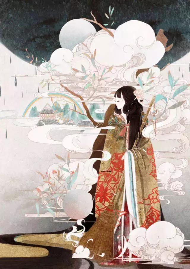 5款唯美古風(fēng)圖片：飲月千尺，寂夜成相思