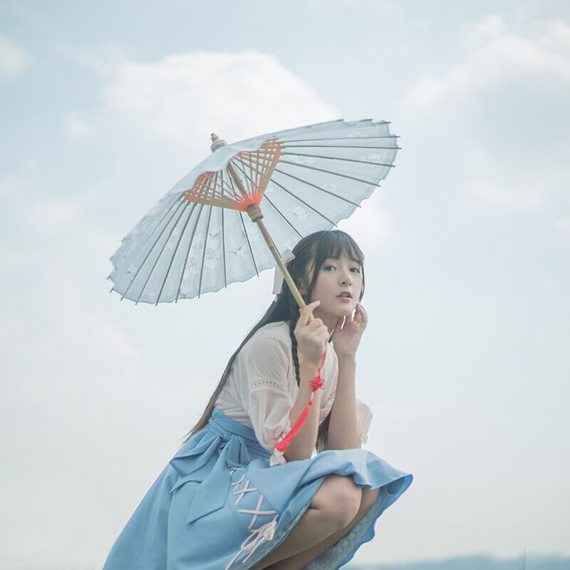 窈窕淑女古風(fēng)漢服，俏皮可愛漢服美女