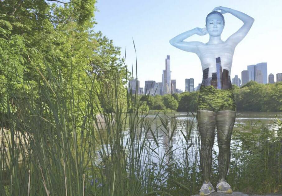 隱形的人體彩繪，異樣別致的彩繪