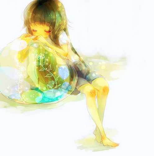 唯美女生插畫圖片，4款超萌小女生