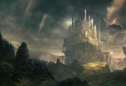 4款場景插畫圖片，浩瀚的天空美！