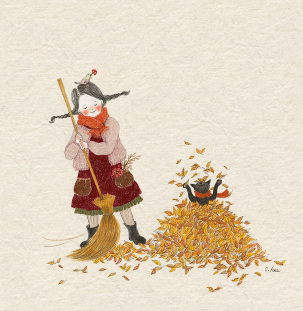 韓國(guó)插畫(huà)師s.hee作品：致我們美麗的日子