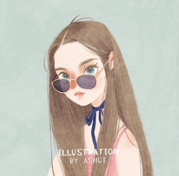 手繪插畫，適合做頭像的插畫