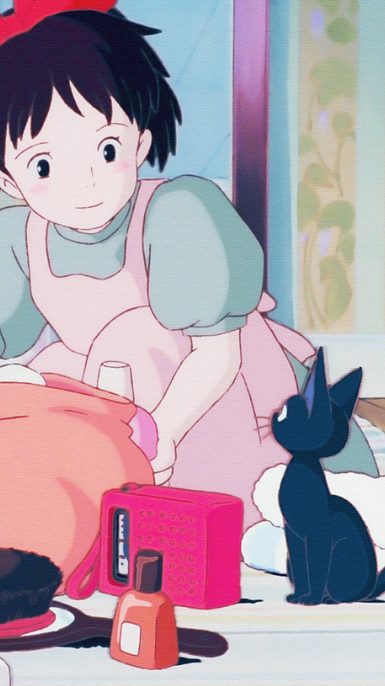 《魔女宅急便》，5款高清壁紙