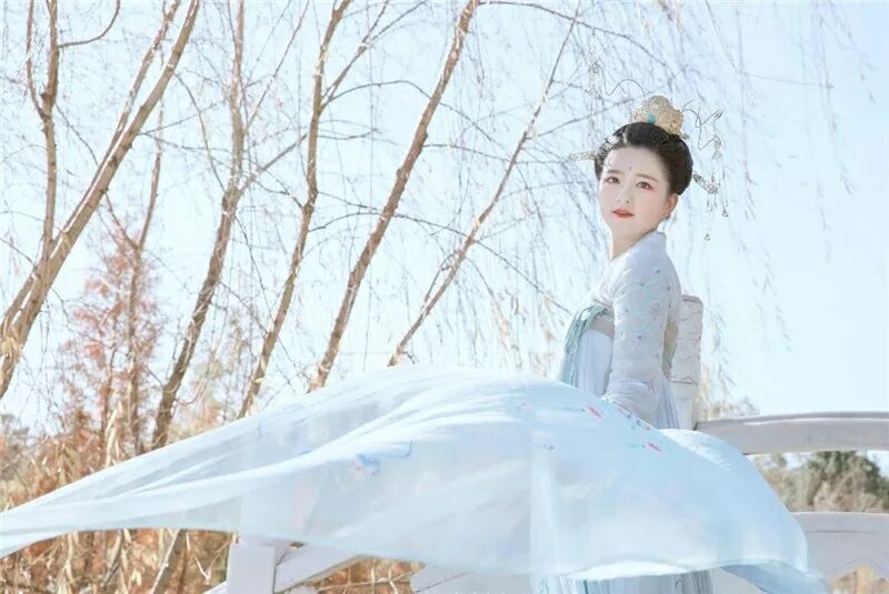 菩提雪慈航凈繡花款，漢元素古裝漢服