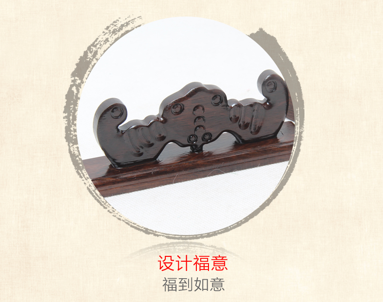 樸拙厚重，黑梓木蝙蝠筆架