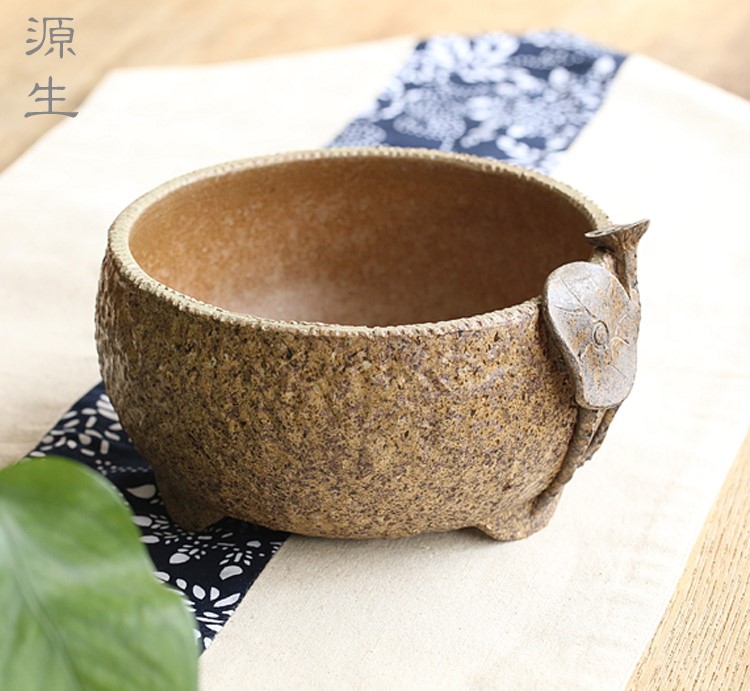 日式陶瓷水盂，可用作茶洗筆洗