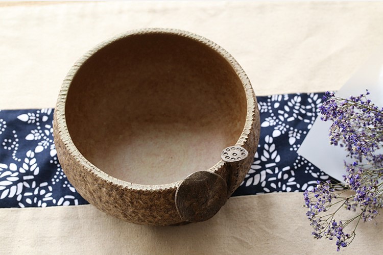 日式陶瓷水盂，可用作茶洗筆洗