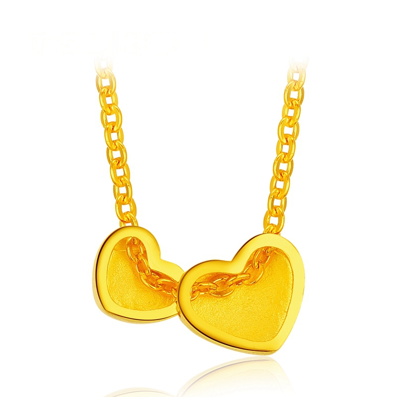 心相依足金項鏈