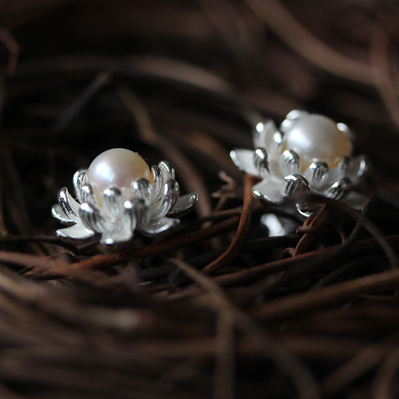 家佳樂(lè)文學(xué)珍珠耳釘