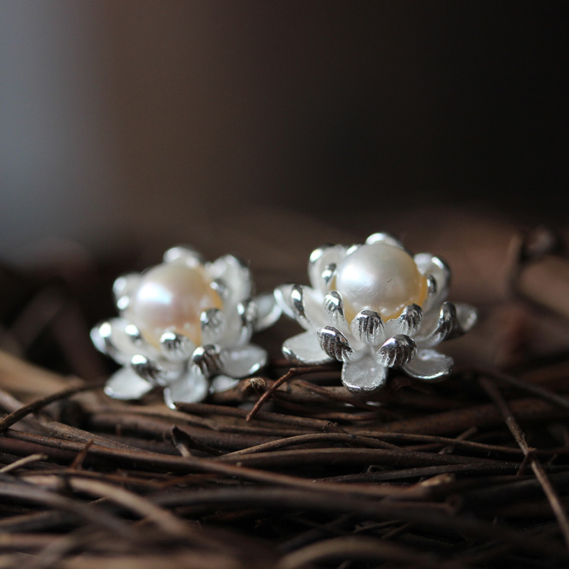 家佳樂(lè)文學(xué)珍珠耳釘