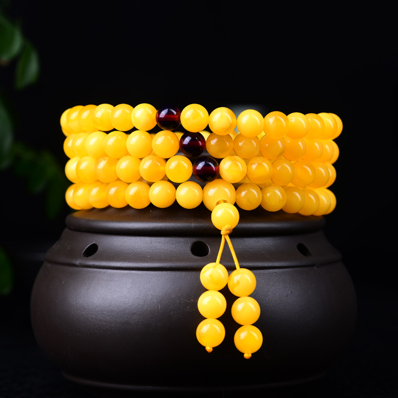 天然蜜蠟腕間手鏈