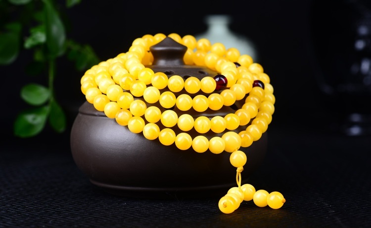 天然蜜蠟腕間手鏈