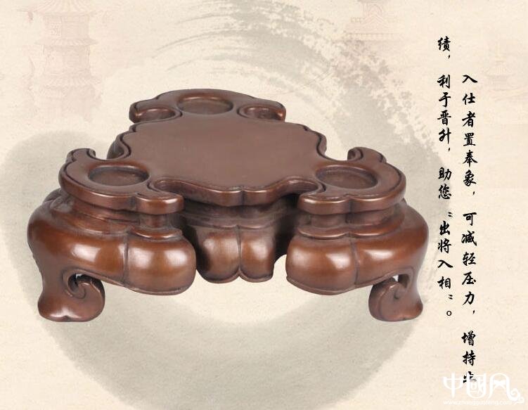 純銅香爐，象首三足香薰?fàn)t紫銅檀香爐