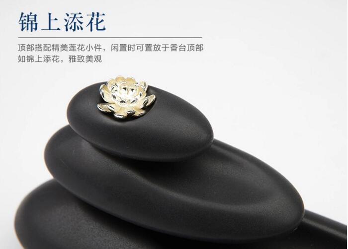 西藏瑪尼堆倒流香爐，創(chuàng)意陶瓷塔香倒流香香爐