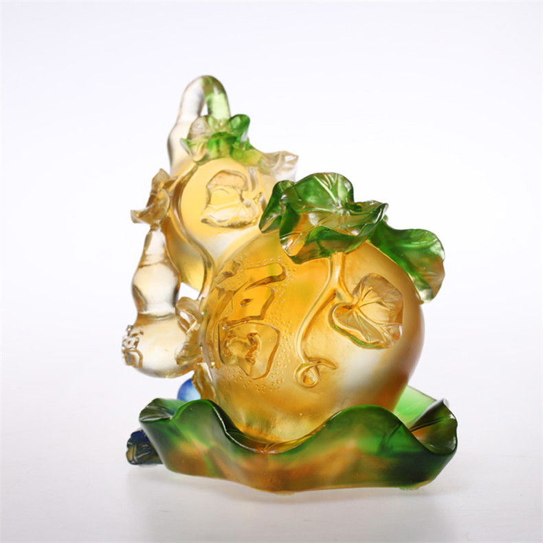 琉璃工藝品擺件，如何鑒賞琉璃