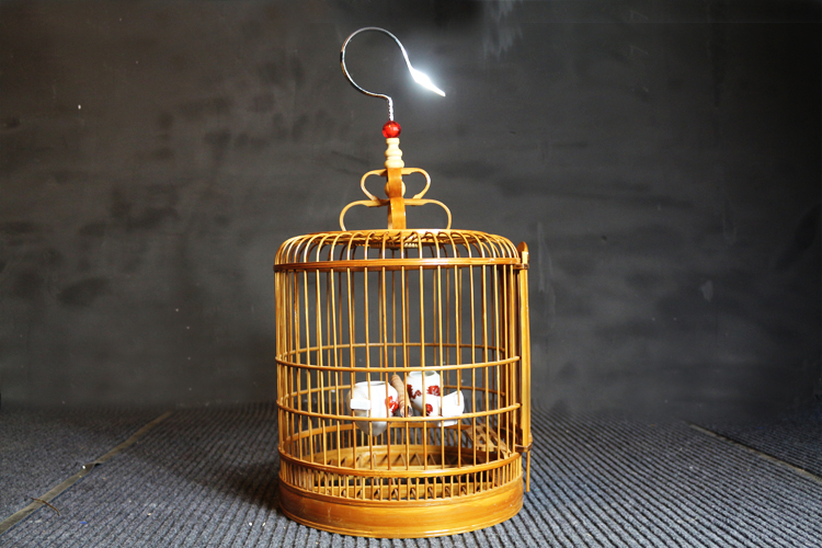 畫(huà)眉鳥(niǎo)籠，竹子老料四川籠