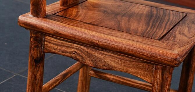 紅木小餐椅，刺猬紫檀木餐椅