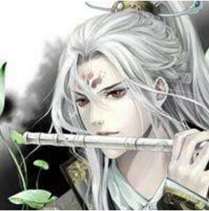 古風古韻白發(fā)頭像男