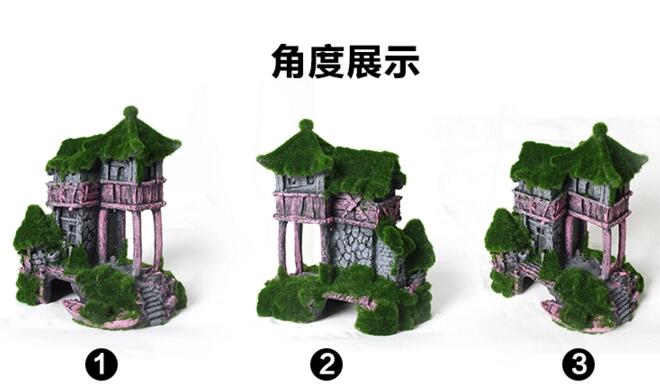 青苔擺件，小型觀賞假山石