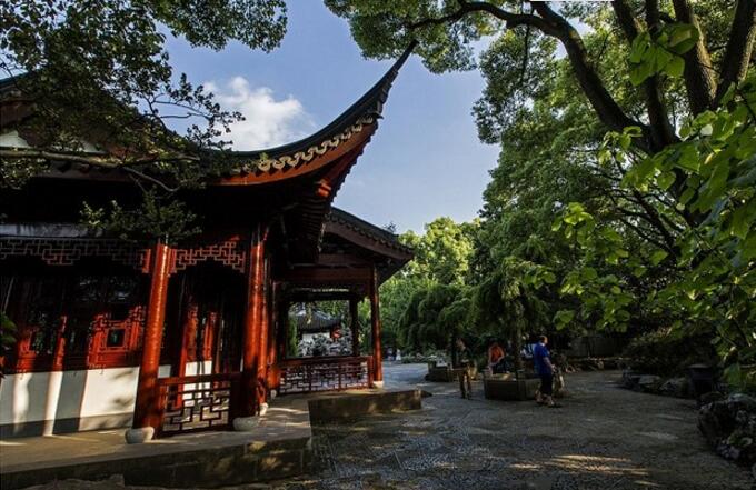 南翔古猗園掠影，亭臺(tái)水榭