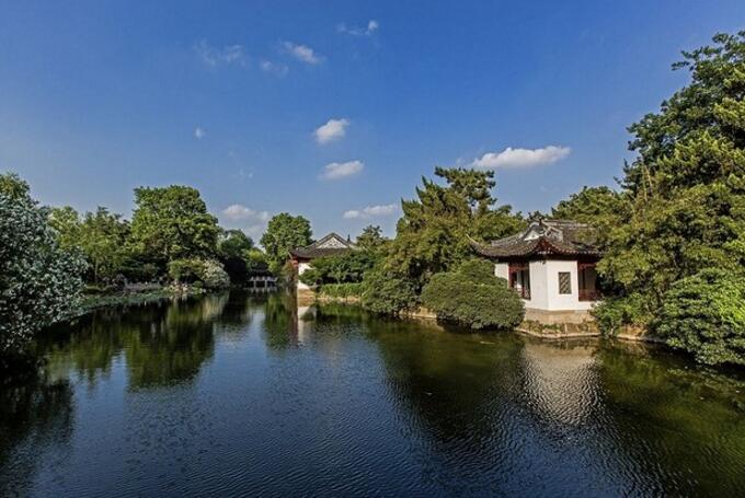 南翔古猗園掠影，亭臺(tái)水榭