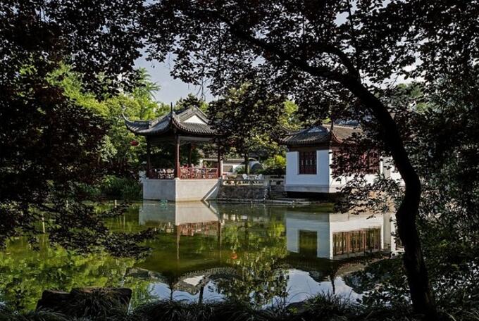 南翔古猗園掠影，亭臺(tái)水榭