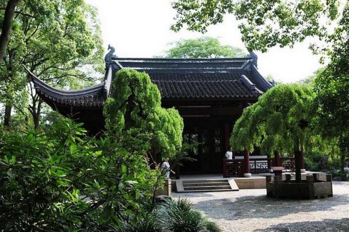 南翔古猗園掠影，亭臺(tái)水榭