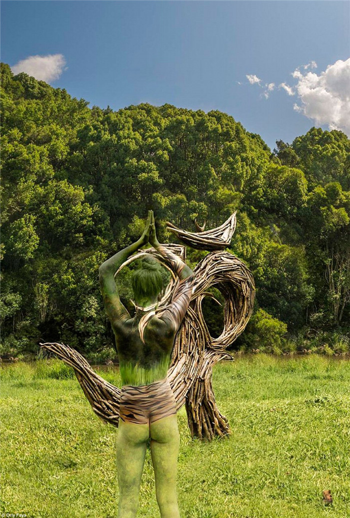 人體彩繪，美翻了人體彩繪圖片
