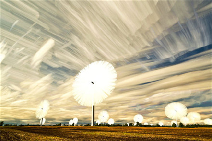 彩繪圖片，用相機彩繪天空